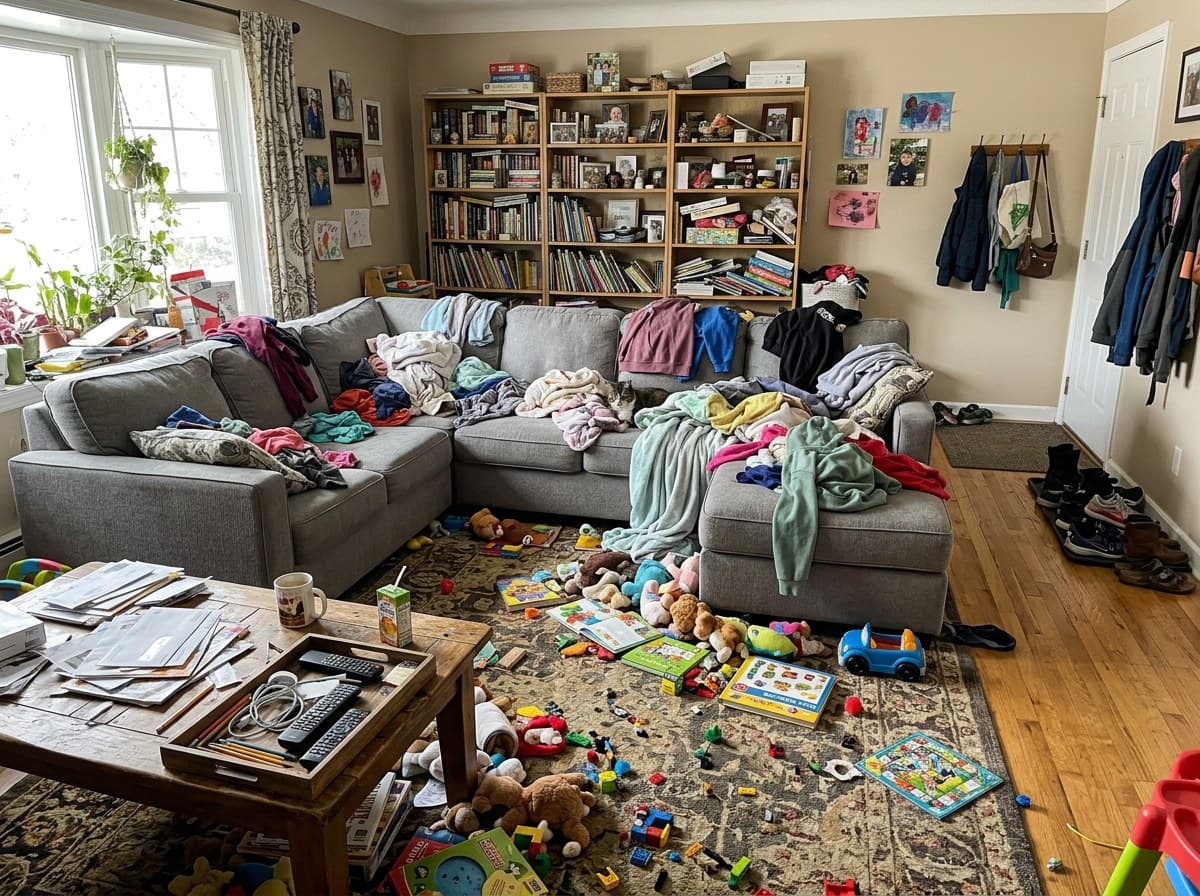Declutter — before