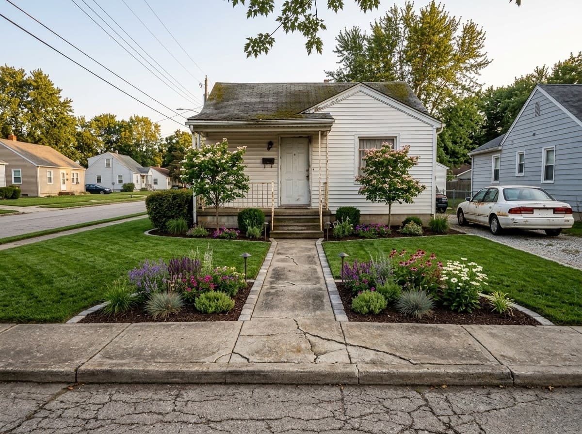 Landscaping — after