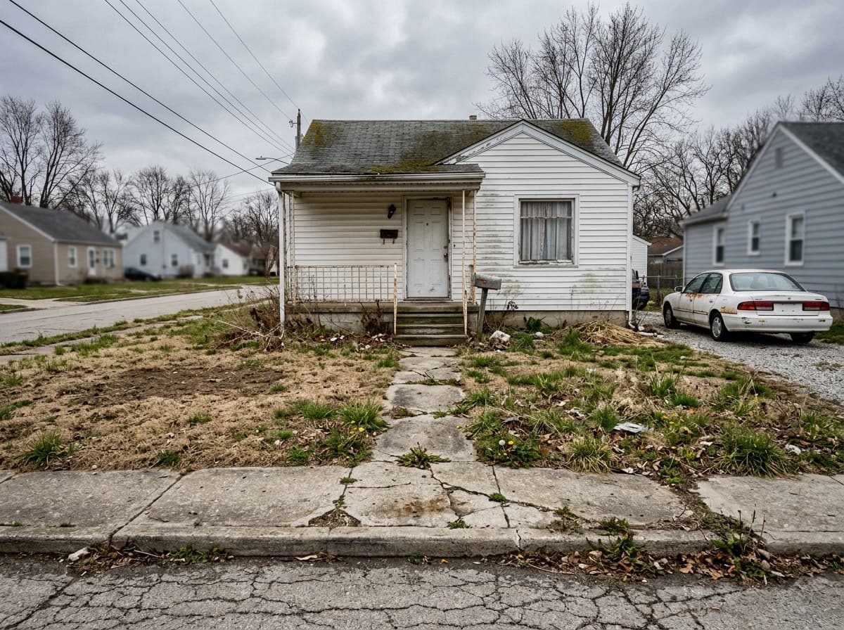 Landscaping — before