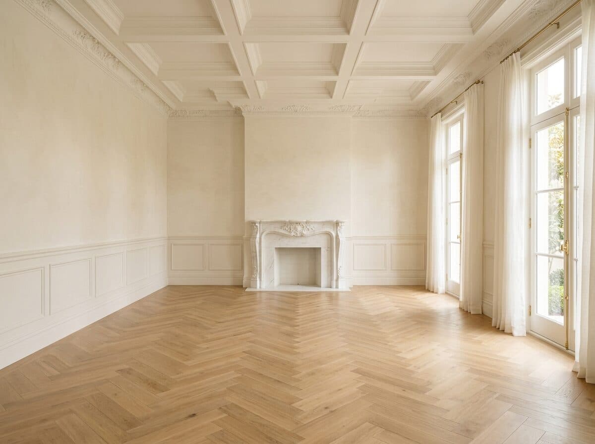 Empty living room — before AI staging